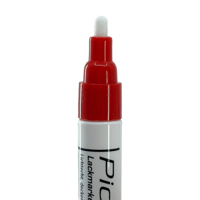 Fixka s okrúhlym hrotom laková - červená