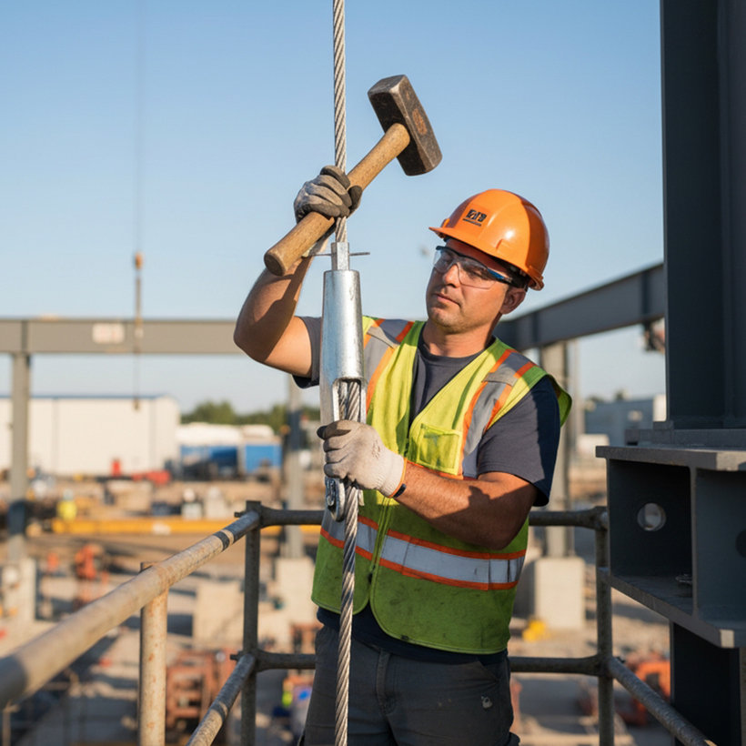 Lanový zámok DIN 15315 6-8mm