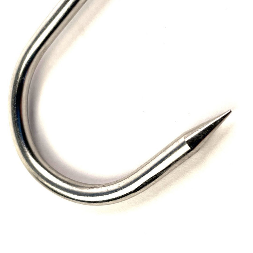 Nerezový hák mäsiarsky A2 120 mm