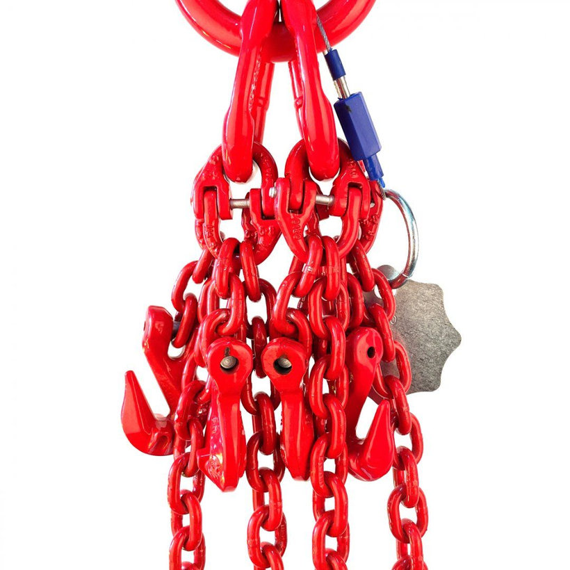 Reťazový záves oko-4 hák tr 80 so skracovačom (1,5 m, 2360/1700 kg, 6 mm)