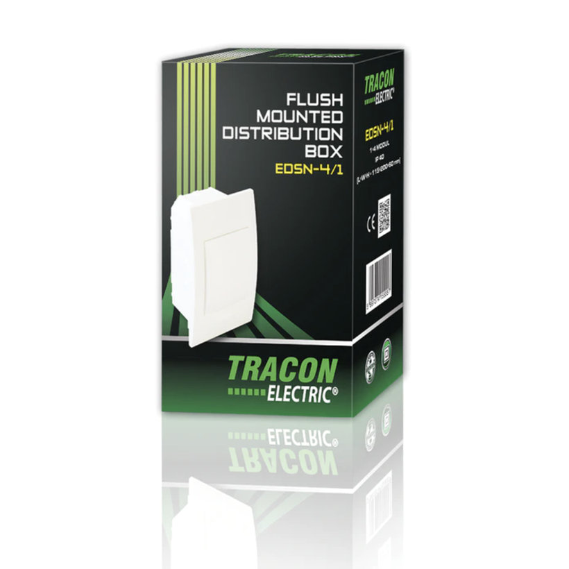 Rozvodná skriňa podomietková s bielymi dvierkami 115x200x60mm