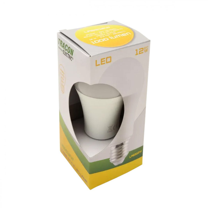 LED žiarovka guľa E27 12W - neutrálna biela