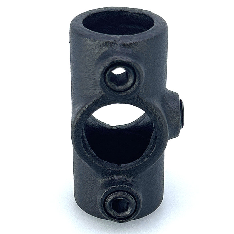 Spojovací článok tvar X 27 mm - čierny