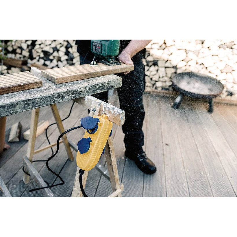 Predlžovací kábel stavebný 4zásuvky-5m