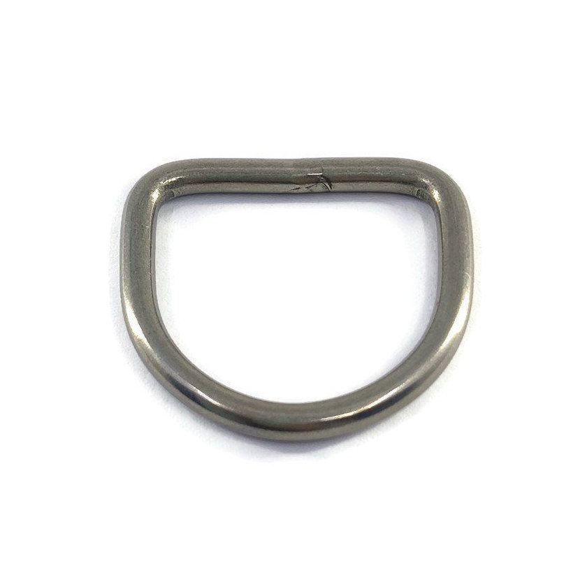 Nerezový krúžok zváraný tvar D A4 5 mm