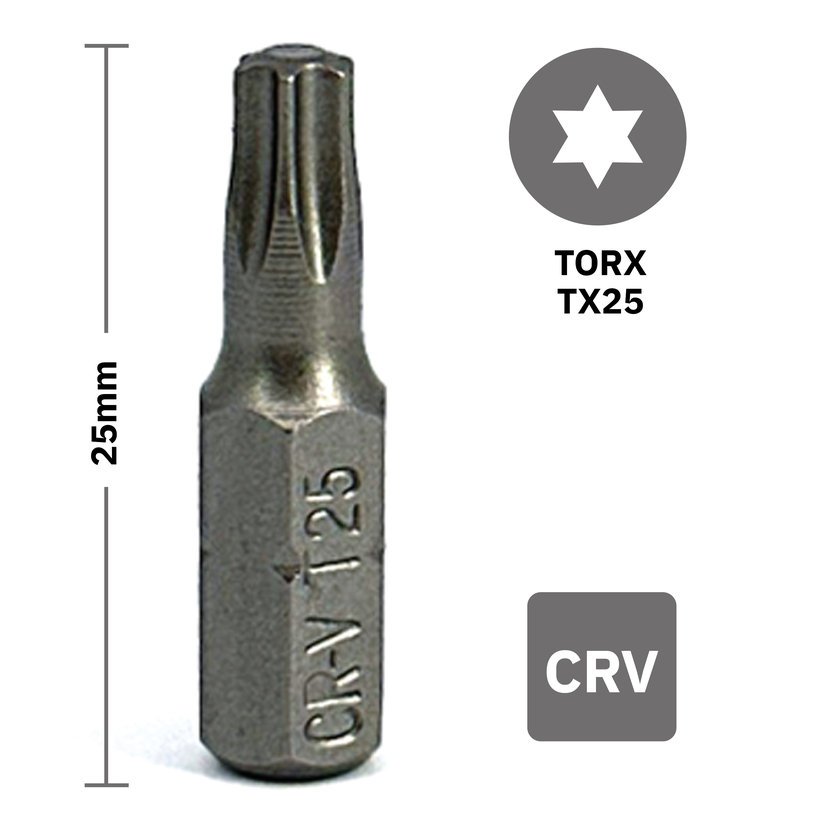 Bit TX25x25 mm