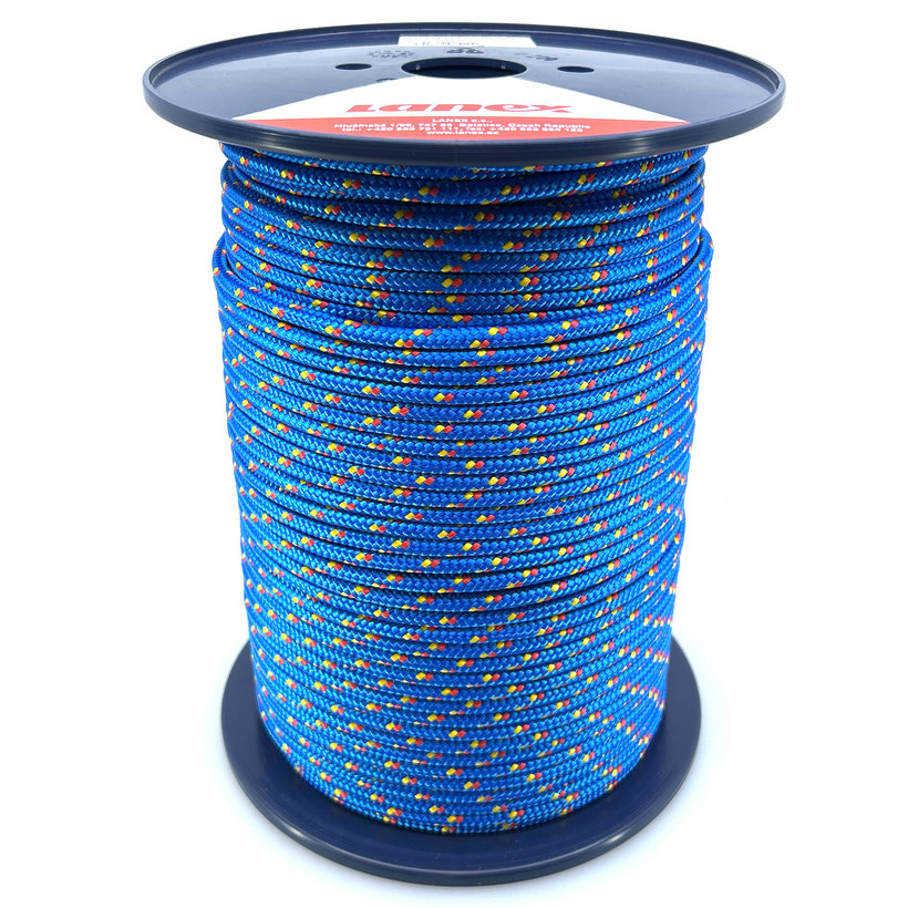 PPV lano farebné s jadrom pletené 16pr 8mm 200m