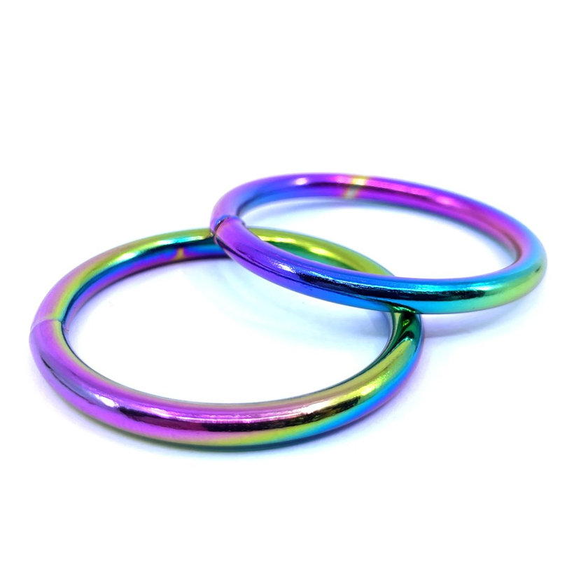 Krúžok zváraný dúhový 3x15mm