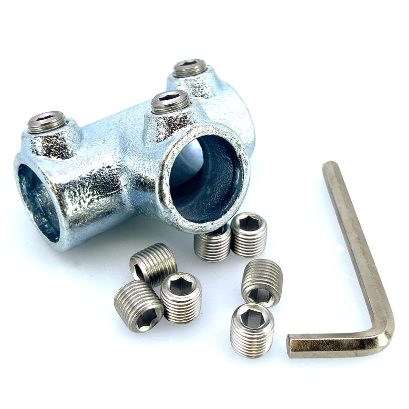 Spojovací článok tvar T 27 mm - pozinkovaný