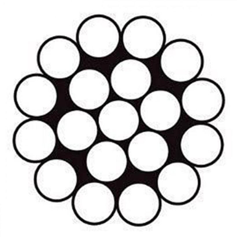 Oceľové lano DIN 3053 1x19 1,5mm