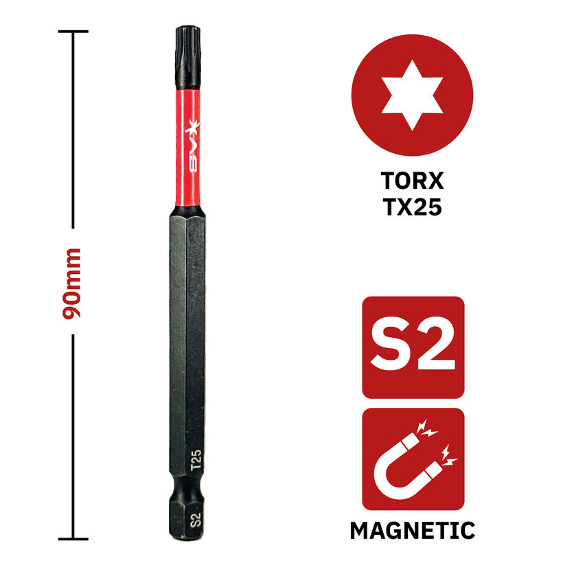 Bit magnetický TX25x90 mm