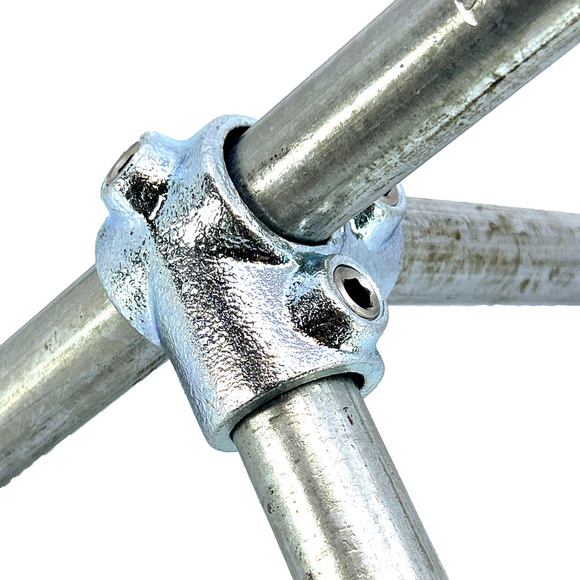 Spojovací článok štyri vetvy 27 mm - pozinkovaný