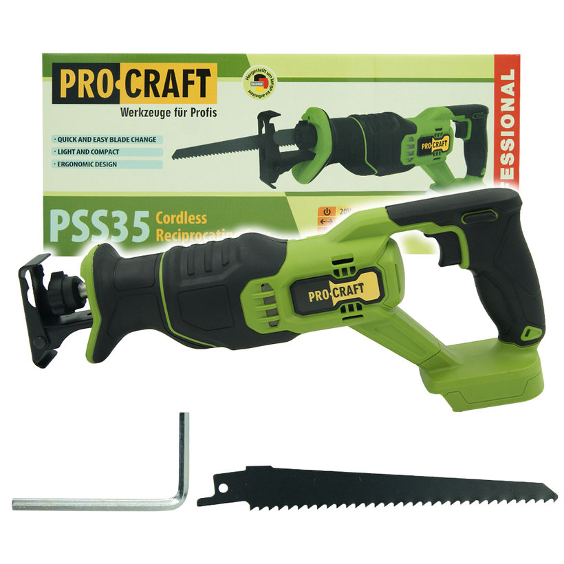 Píla chvostová bez akumulátora a nabíjačky PSS35BB