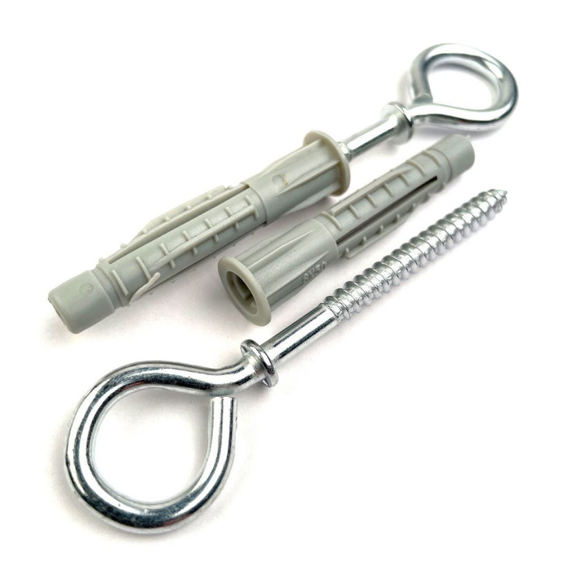 Oko s límcom a hmoždinou 8x50mm