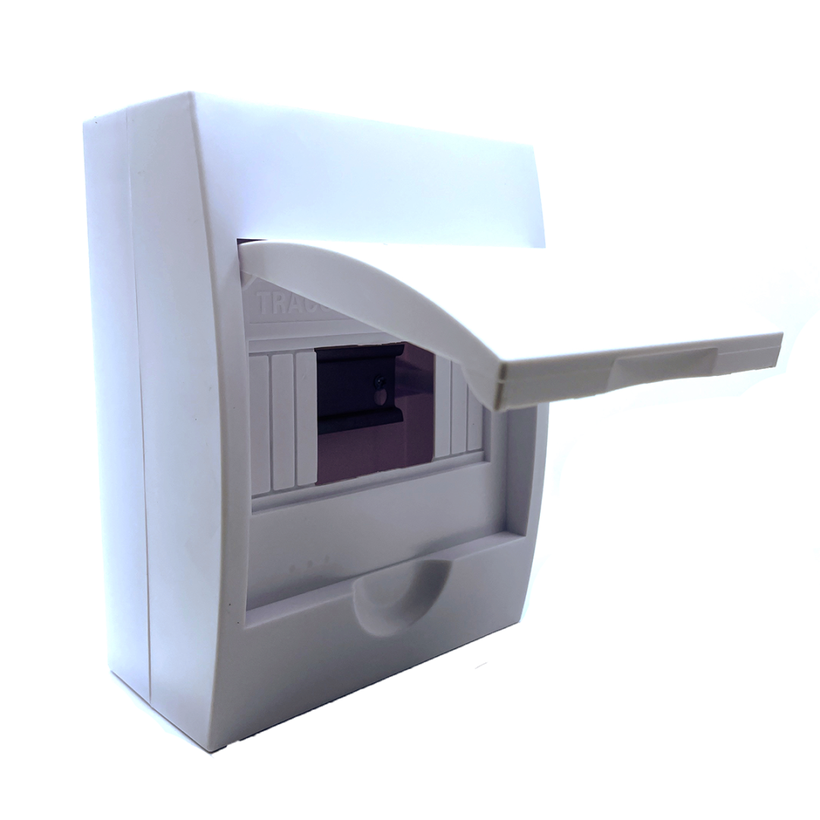 Rozvodná skriňa nadomietková s bielymi dvierkami 150x205x75mm