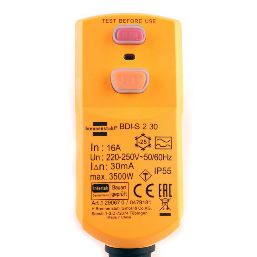 Mobilný prúdový chránič k bazénom a na kosenie BDI-S 2 30