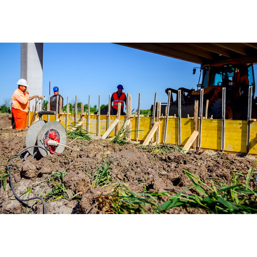 Predlžovací kábel na bubne BREMAXX modrý 25m