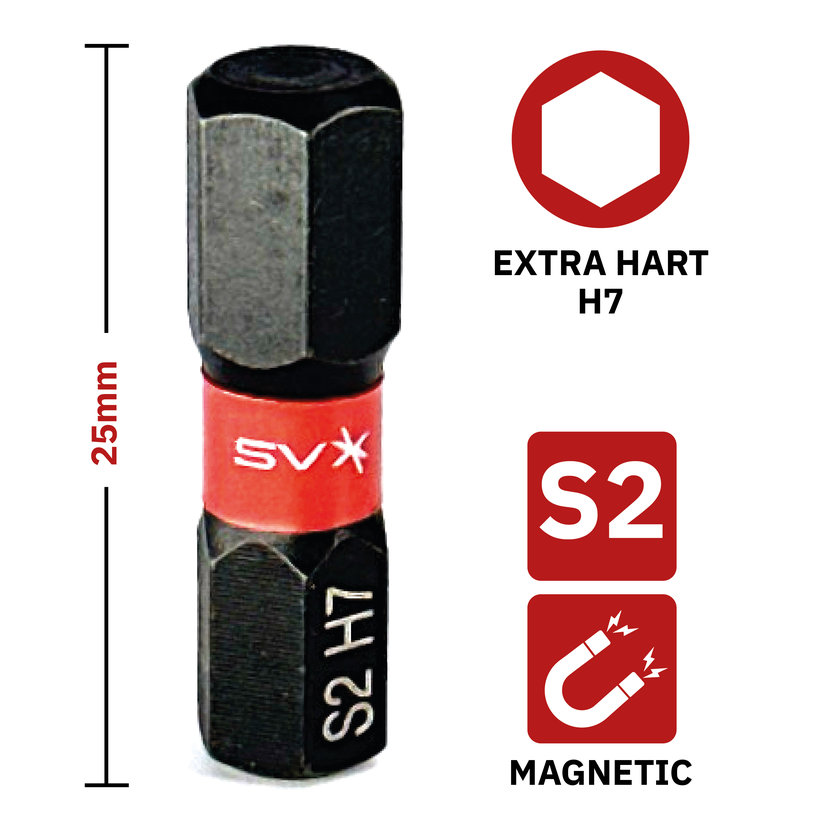 Bit magnetický H7x25 mm