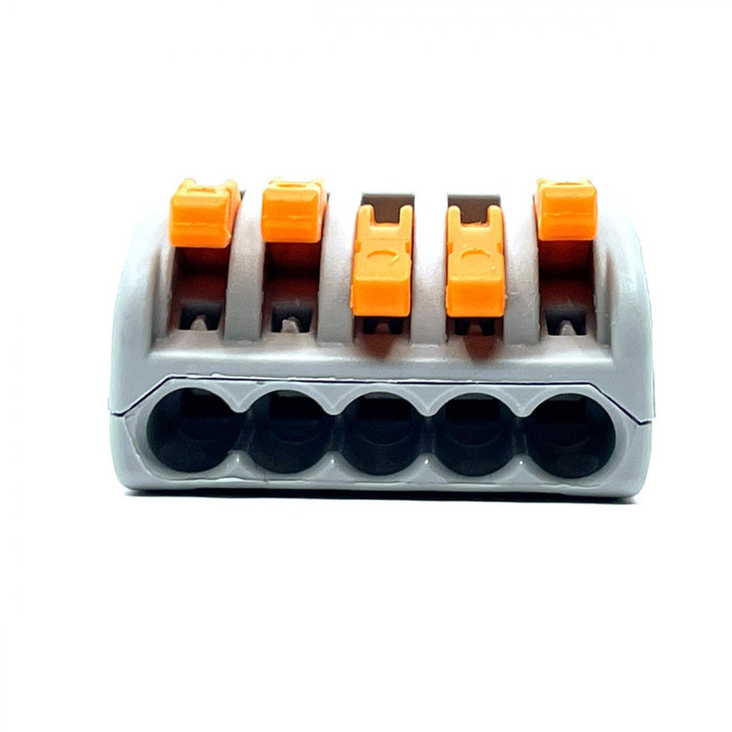 Spojovacia svorka zaklapávacia - 5 vodičov