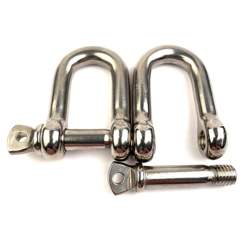 Nerezový zámok reťaze tvar D A4 14mm