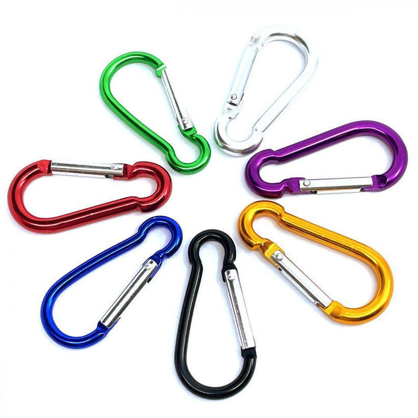 Karabína hliníková - červená 5mm