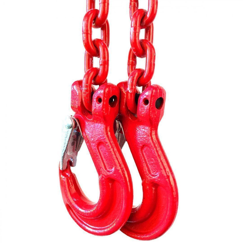 Reťazový záves oko-2 hák tr 80 so skracovačom (3 m, 7500/5300 kg, 13 mm)