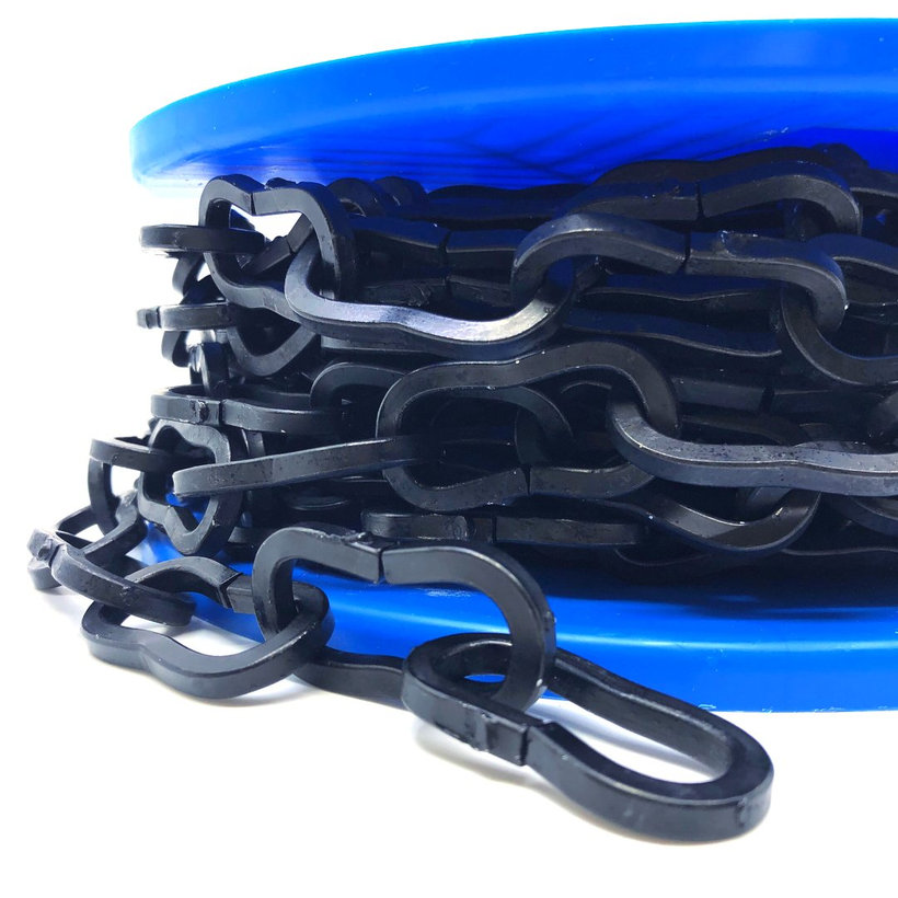 Reťaz ozdobná/čierna 5mm