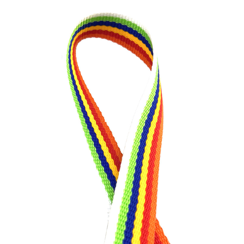 PPV popruh 25mm dúhový