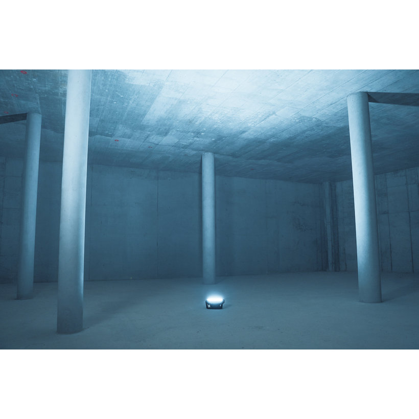 LED hybridný stavebný reflektor - 12500 lm, IP55