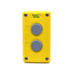 Krabicová zostava k tlačidlám žltá - 2x otvor