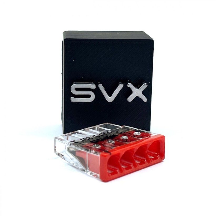 Spojovacia svorka bezskrutková - 4 vodiče