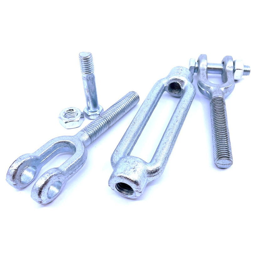 Napínač DIN 1480 s vidlicami Zn M30