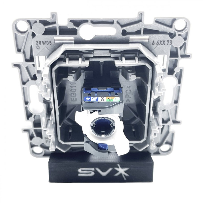 Niloé zásuvka dátová 1xRJ45 kategórie 6 UTP biela