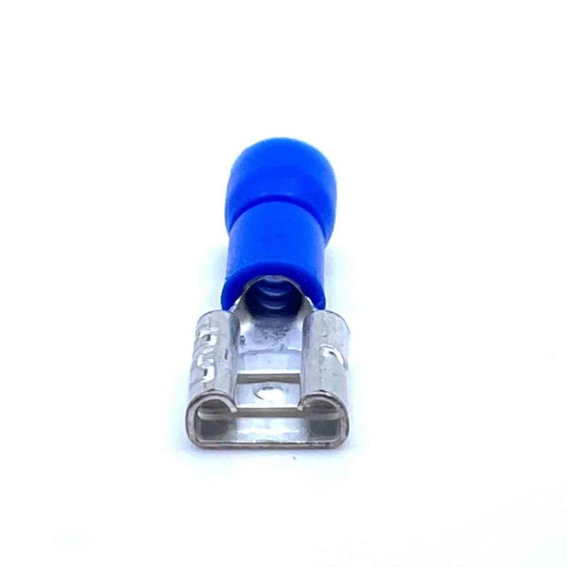 Izolované Cu lisovacie dutinky ploché modré 2,5mm²