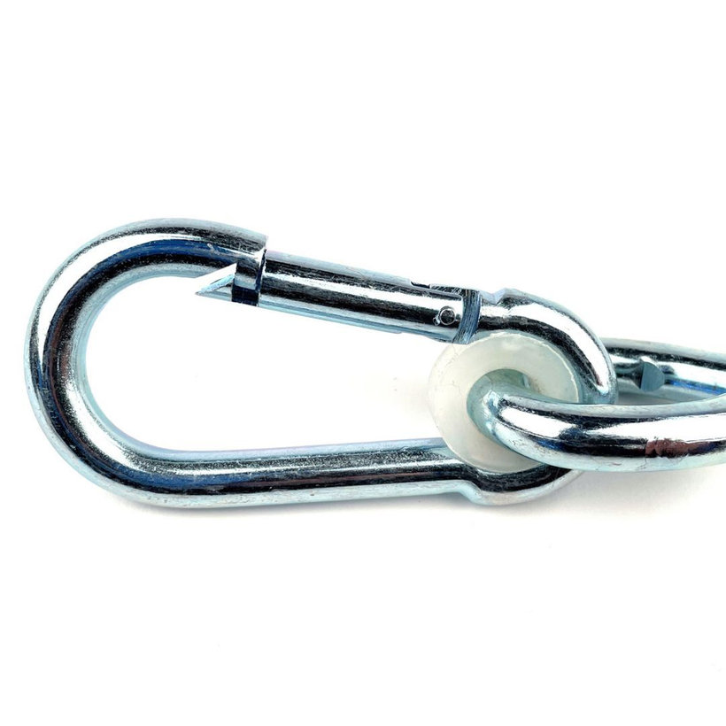 Hák hojdačkový s karabínou Zn M12x280mm