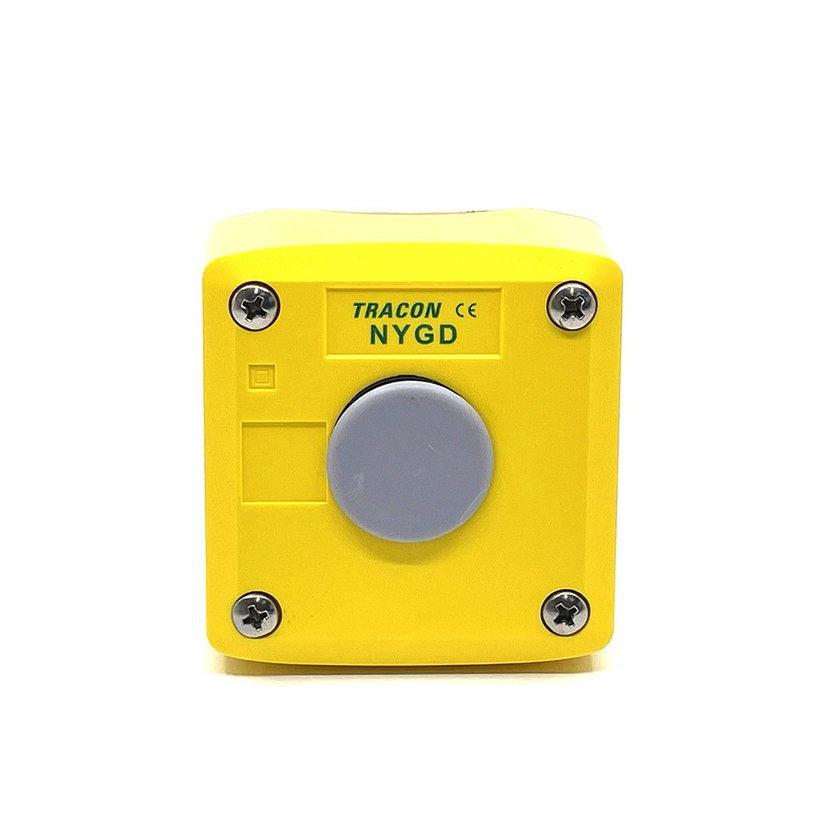 Krabicová zostava k tlačidlám žltá - 1x otvor