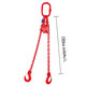 Reťazový záves oko-2 hák tr 80 so skracovačom (3 m, 2800/2000 kg, 8 mm)