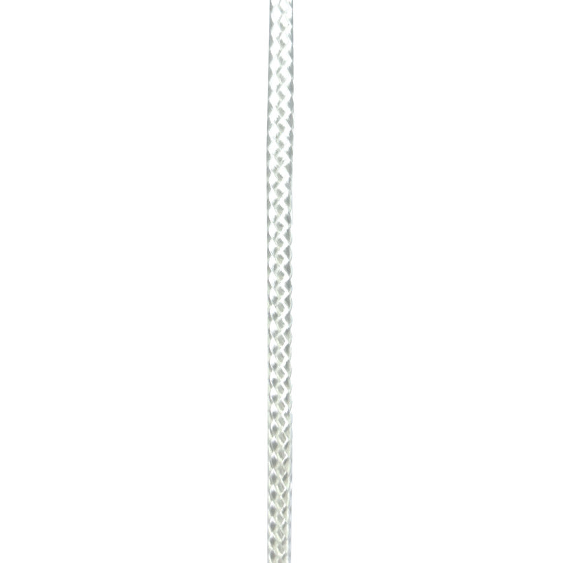 PA pletené lano bez jadra biele 16pr 4mm
