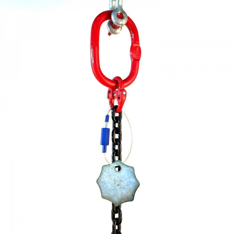 Reťazový záves oko-oko tr 80 so skracovačom (5,5 m, 1120 kg, 6 mm)
