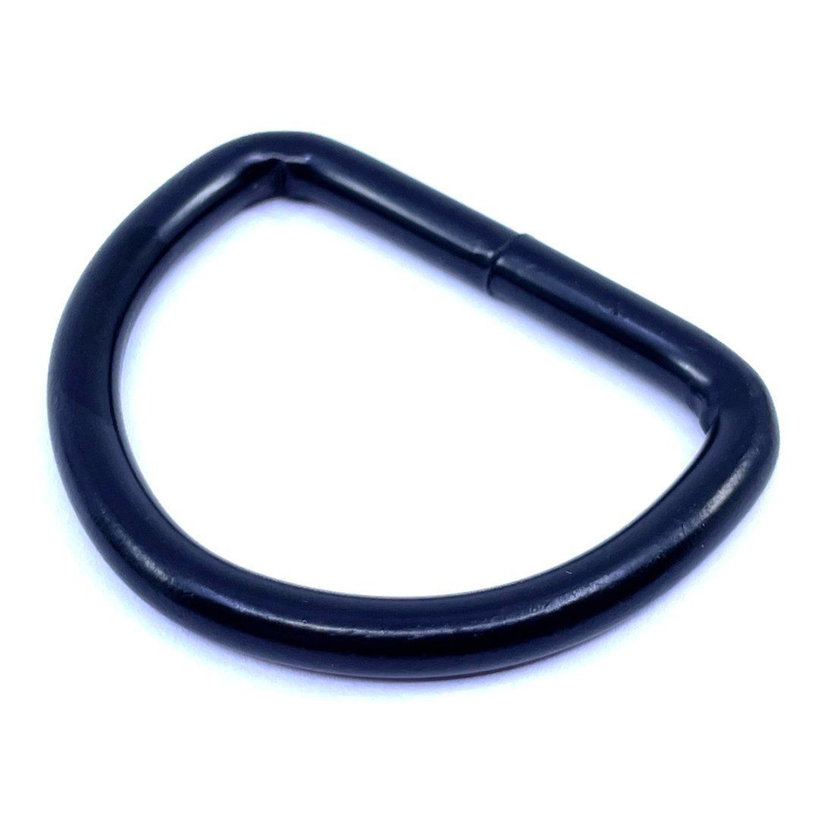 Krúžok zváraný tvar D čierny 4x26mm