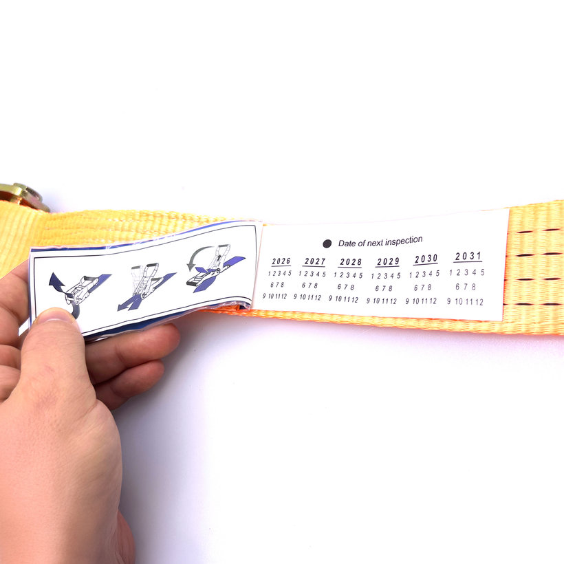 Gurtňa na odťahovku s návlekom 4T - 3,5m + 3 otočné háky