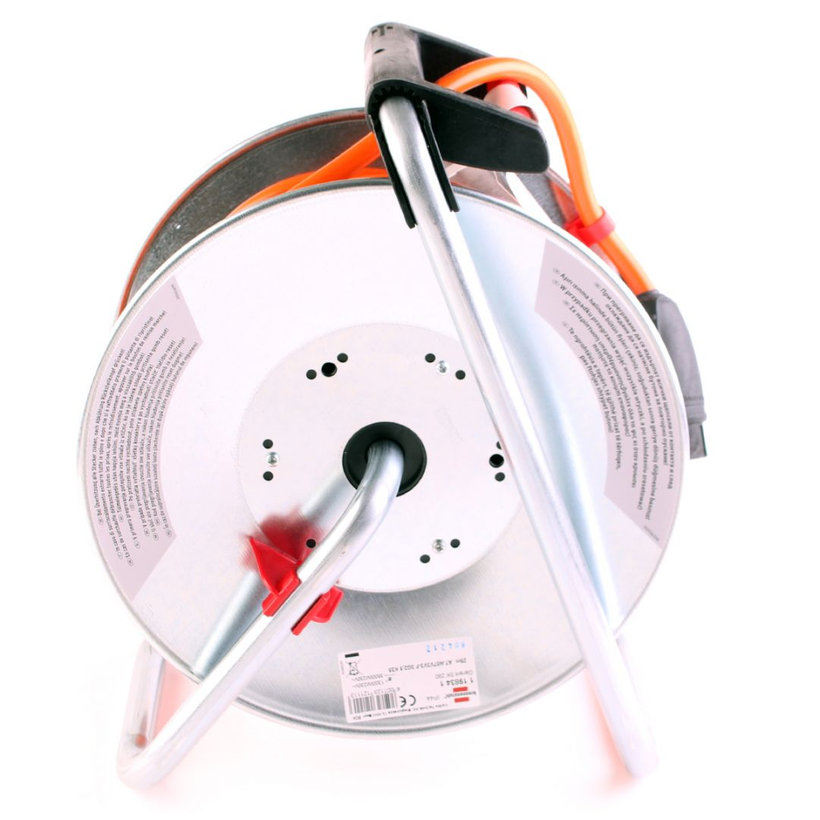 Predlžovací kábel na bubne Bremaxx sivý 25m