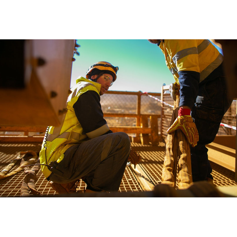 Zdvíhací pás - oko/oko Sivý 4T/2M