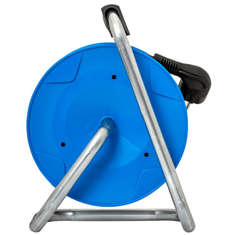 Predlžovací kábel na bubne, modrý 15m