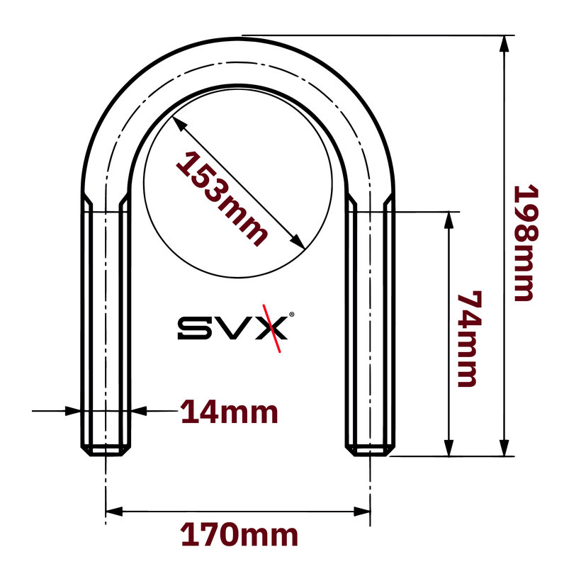 Strmeň potrubný zn 143-153mm