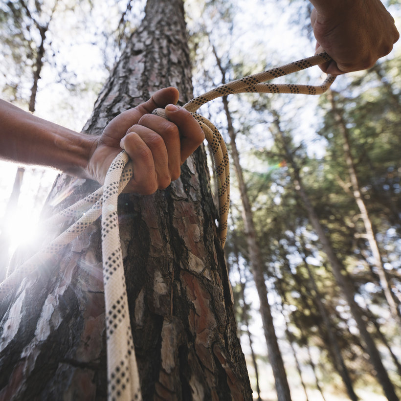 PES štartovacia šnúra TORNADO 16pr 5-100m bielo-modrá