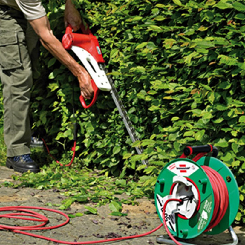 Predlžovací kábel na bubne záhradný 50m