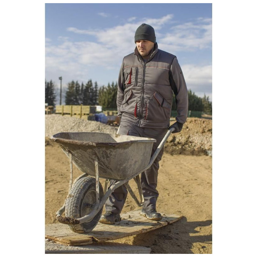 Pracovná vesta STOCKTON2 sivá S