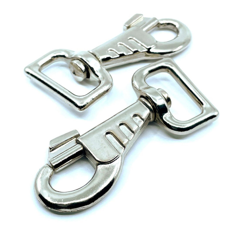 Karabína otočná s prelisom D Ni 80x20mm