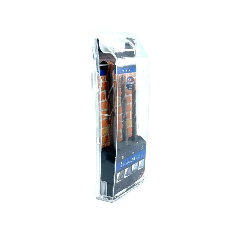 Sada vrtákov do muriva a kameňa - 3dielna